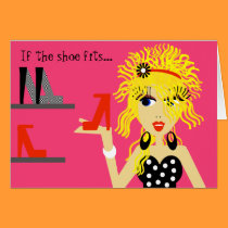 Curly Girl Shoe Card by Derora Curly Girl Shoe Card