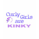 Curly Girls Are Kinky t-shirts