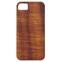 Curly Hawaiian Koa Wood iPhone 5 Case