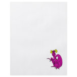 Curly Horn Dragon Magenta Flyer Design