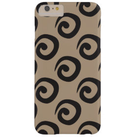 Curly Ques Modern Swirl Pattern Barely There iPhone 6 Plus Case