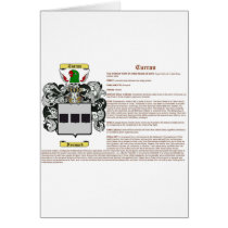 Curran (meaning) greeting card