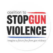 Current CSGV logo Round Sticker