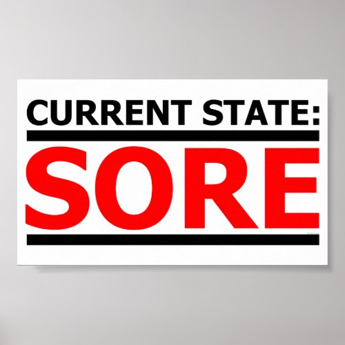 Current State: SORE Posters
