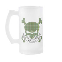 Currie Tartan Skull Mug