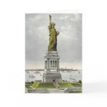 Currier & Ives - Greeting Card - Statue of Liberty