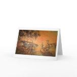 Currier & Ives Mississippi River Greeting Card