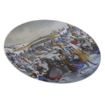 Currier & Ives Skating Pond plate plates