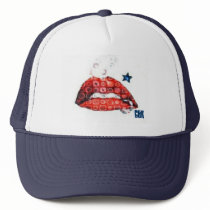 Curse & Kisses bubbly lips hat