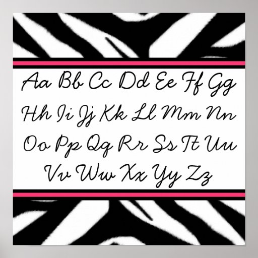 cursive-alphabet-poster-zazzle