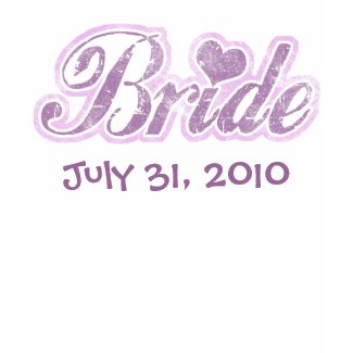 Cursive Bride Lavendar Spaghetti Strap Tank Top shirt