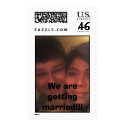 Curt & Tha, We are getting married!!! postage