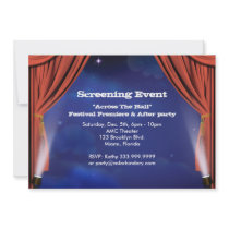 Curtain Call 7" x 5" Event Invitation by MyBindery Curtain Call 7" x 5" Event Invitation