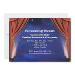 Curtain Call 7" x 5" Event Invitation