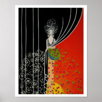 Curtain Fashion Plate ~ Poster / Print