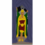 Curtain Pose Photo Cutout