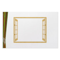 Curtain with Window stationery by mohsenart Curtain with Window stationery