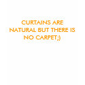 CURTAINS ARE NATURAL BUT THERE IS NO CARPET;) t-shirts
