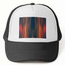 Curtains of Light: Abstract Artwork: Mesh Hat