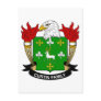 Curtin Family Crest Postcard