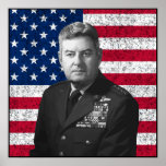 Curtis Lemay and The American Flag -- Border posters