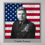 Curtis Lemay and The American Flag posters