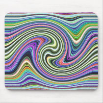 Curved Layers of Colors mousepads