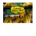 curved yellow fruit t-shirts