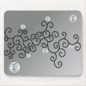 CURVES & DIAMONDS mousepad