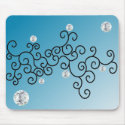 CURVES & DIAMONDS mousepad