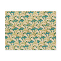 Curves in Turquoise Postcard