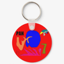 curving a doop with pan keychains