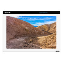 Curving Riverbed at Zabriskie Point. Laptop Skins