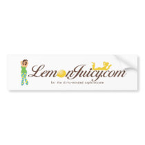 Curvy Girls Love Lemons bumper stickers
