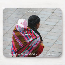 Cusco, Peru, mother and child 2 mousepads