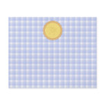 Custard Pie. Yellow Tart, with Blue Gingham. flyers