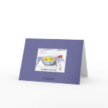 Custards Last Flan Funny Greeting Card