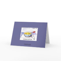 Custards Last Flan Funny Greeting Card