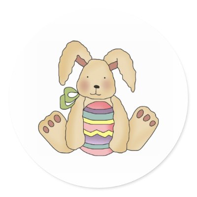 custbunstripeeeggg stickers by easter_store