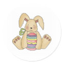custbunstripeeeggg stickers by easter_store custbunstripeeeggg stickers