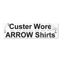 custer arrow shirts bumper stickers by Dream_Weaver custer arrow shirts bumper stickers