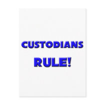 Custodians Rule! Postcards