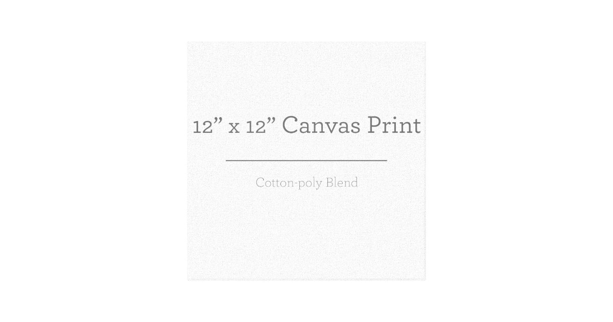 12" x 12", 1.5", Single Zazzle