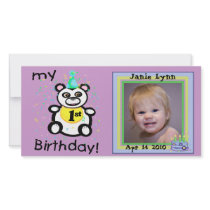 Custom 1st Birthday Photo Cards photo cards