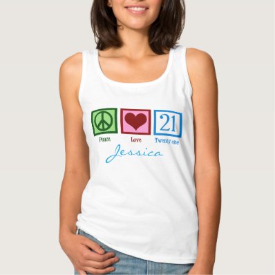 Custom 21st Birthday Basic Tank Top