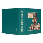 Custom 2" Binder - Sleepytime Cake Retro Mom