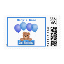 Custom 2nd Birthday Stamp
