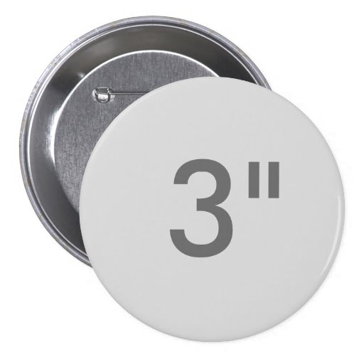 Custom 3 quot Inch Large Round Badge Blank Template 3 Inch Round Button