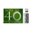 Custom 40th Birthday Postage for the golf nut postage by aslentz Custom 40th Birthday Postage for the golf nut postage