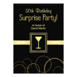 Custom 50th Birthday Surprise Party Invitations invitations